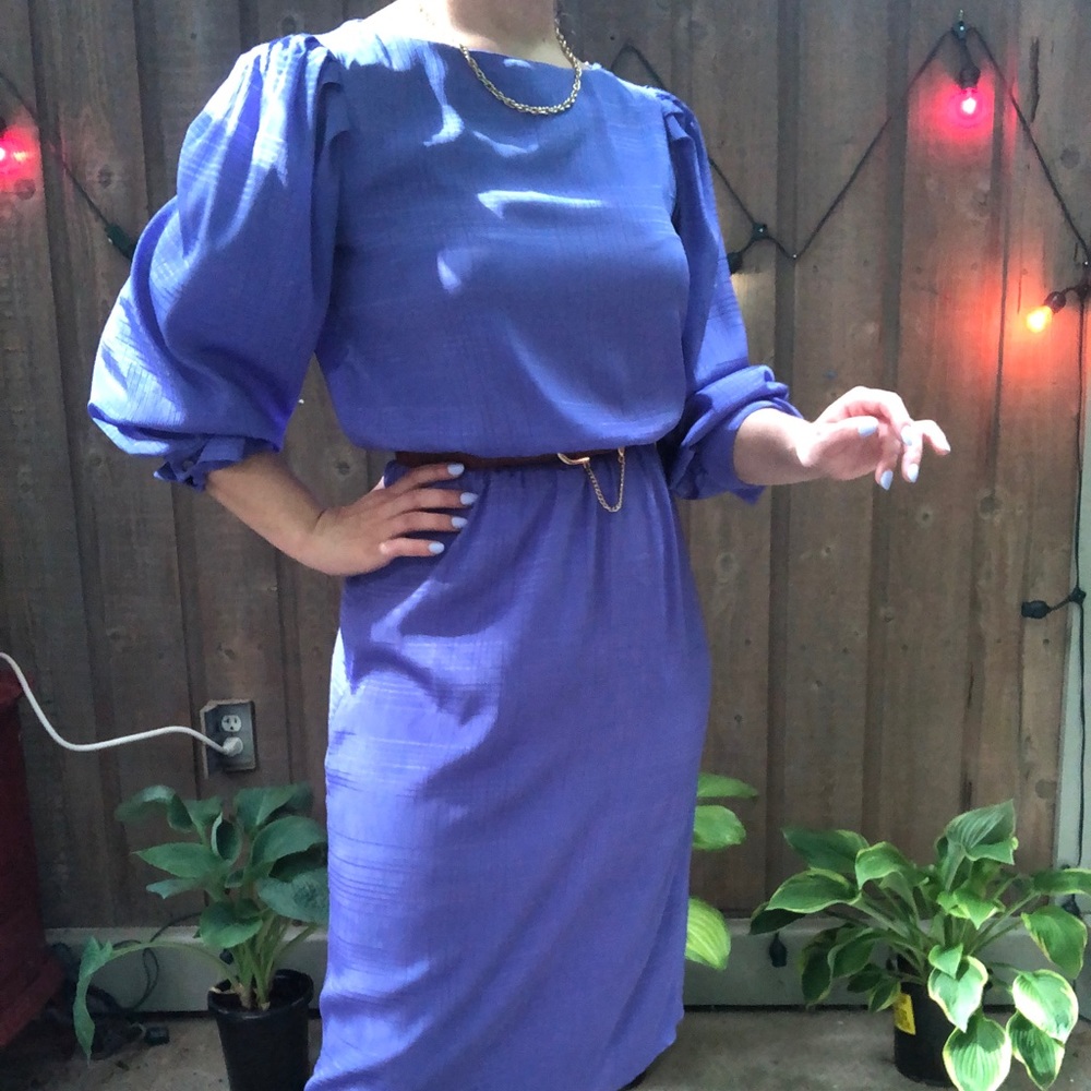 80’s Vintage Silk Slip Over Dress